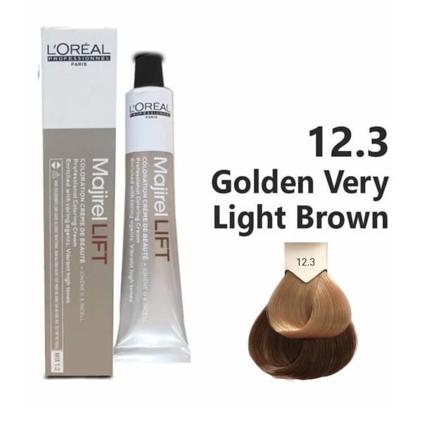 L'oreal Professionnel Paris Majirel Lift - 12.3 (Golden Very Light Brown)
