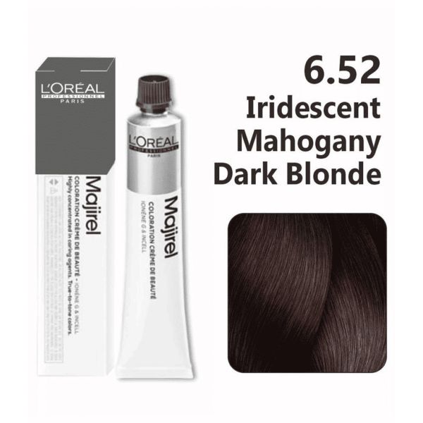 L'oreal Professionnel Paris Majirel - 6.52 (Iridescent Mahogany Dark Blonde)