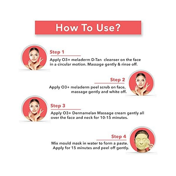 O3+ D-tan Facial Kit With Peel Off Mask