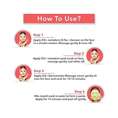 O3+ D-tan Facial Kit With Peel Off Mask