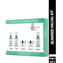 O3+ Seaweed Facial Kit For Blemish & Spots, Brightening Skin (100g+15ml)