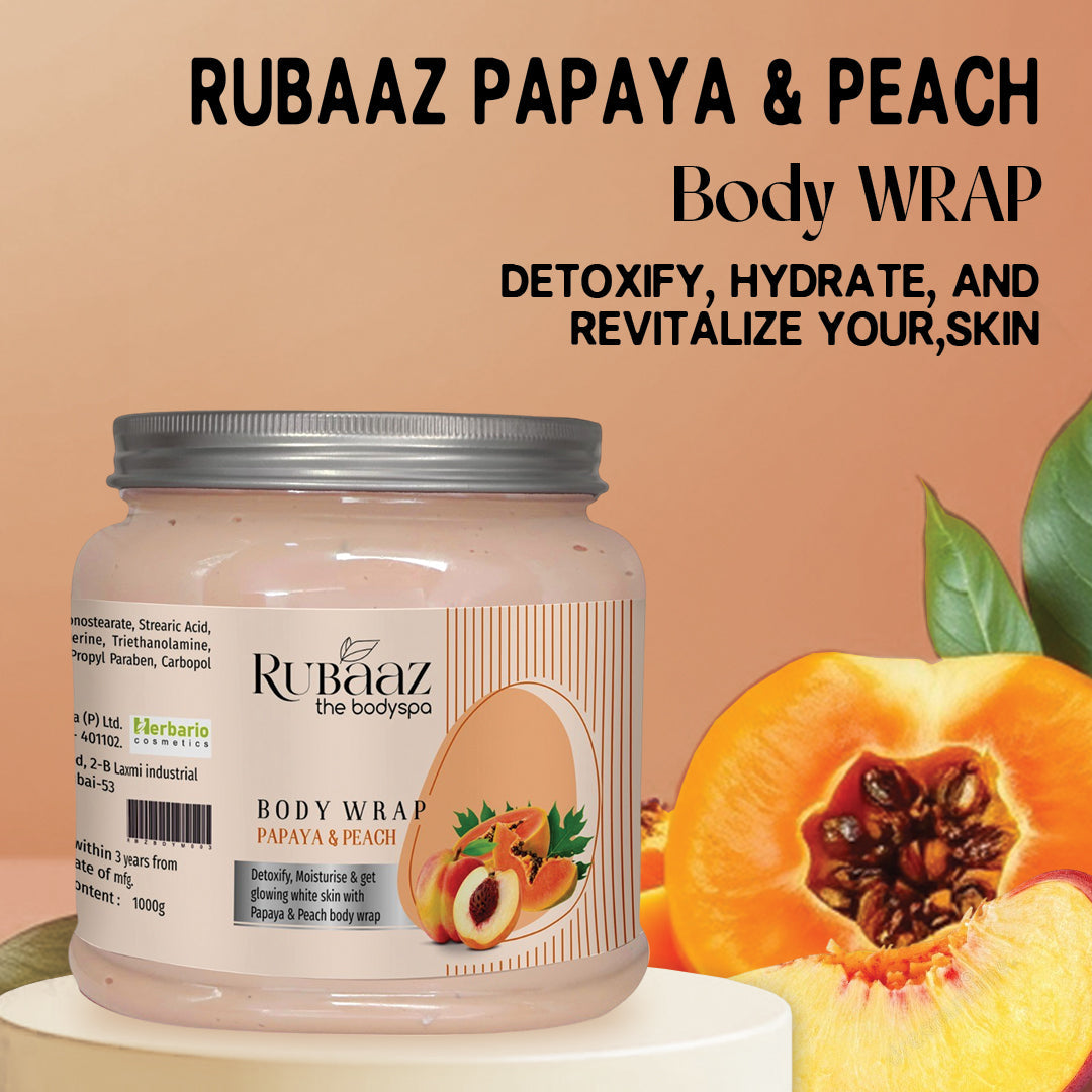 Rubaaz Papaya And Peach Body Wrap 1Kg