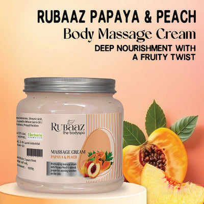 Rubaaz Papaya And Peach Body Cream 1Kg