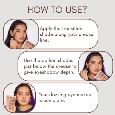 C2P Pathfinder 15 Color Eye Shadow Palette - 24g