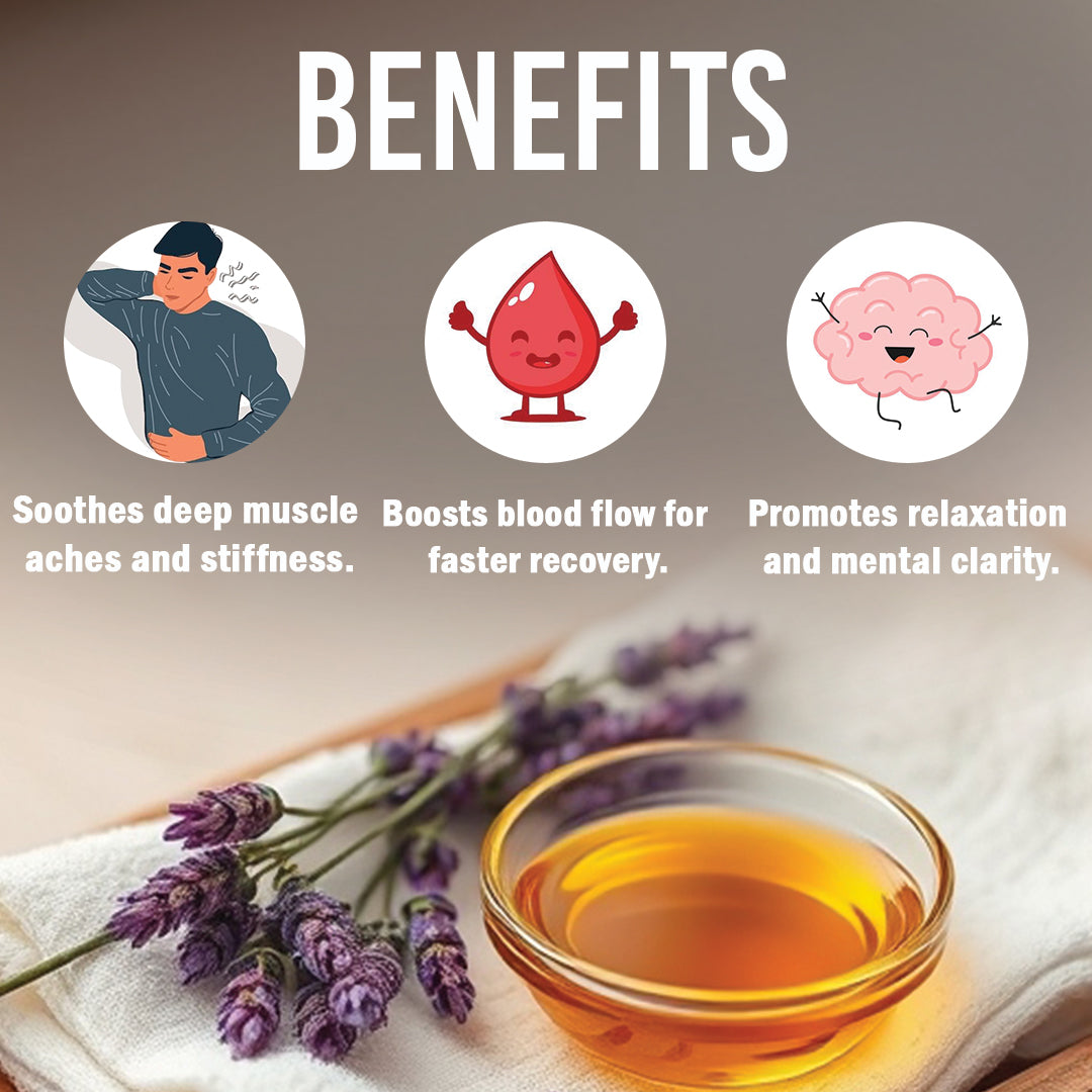 RUBAAZ Swedish Body Massage Oil