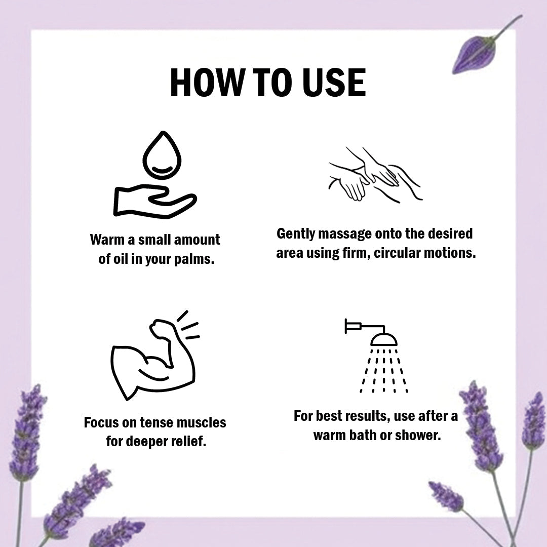 RUBAAZ Swedish Body Massage Oil